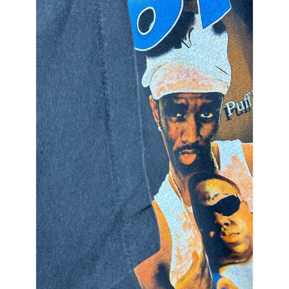 Top Artist Rap Tee Vintage Reprint Single Stitch T-shirt Bay Club Tag - Picture 5 of 6